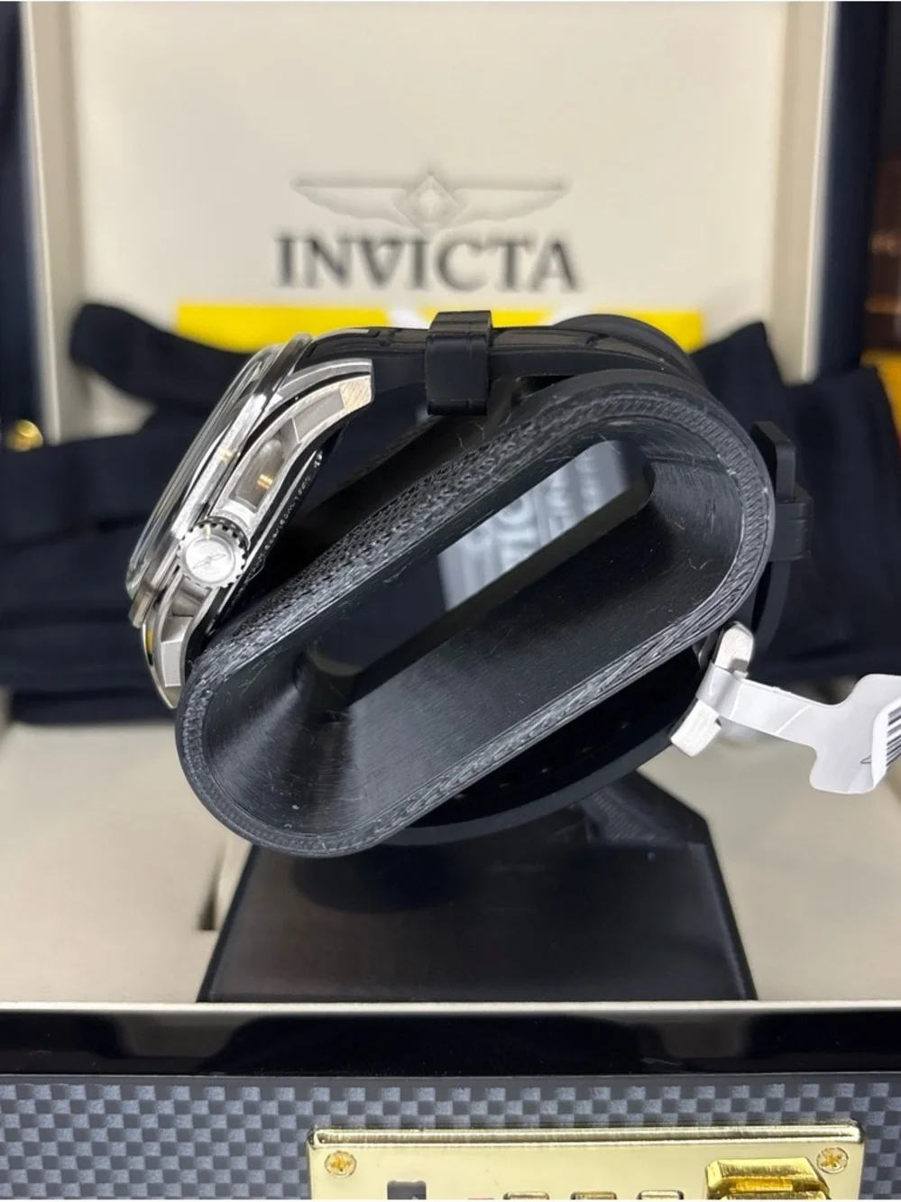 Invicta Celestial Naosia Automatic Men's Watch w/ Skeleton Dial - 45mm, Black